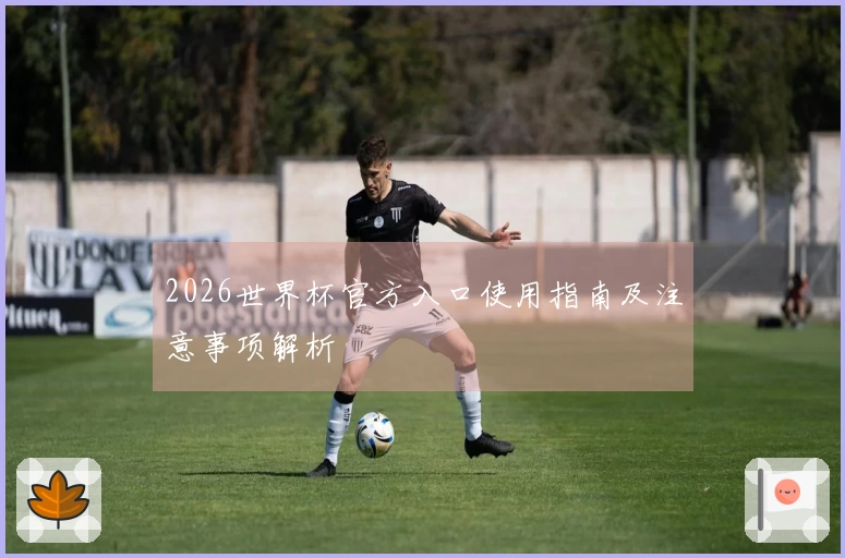 2026世界杯官方入口使用指南及注意事项解析